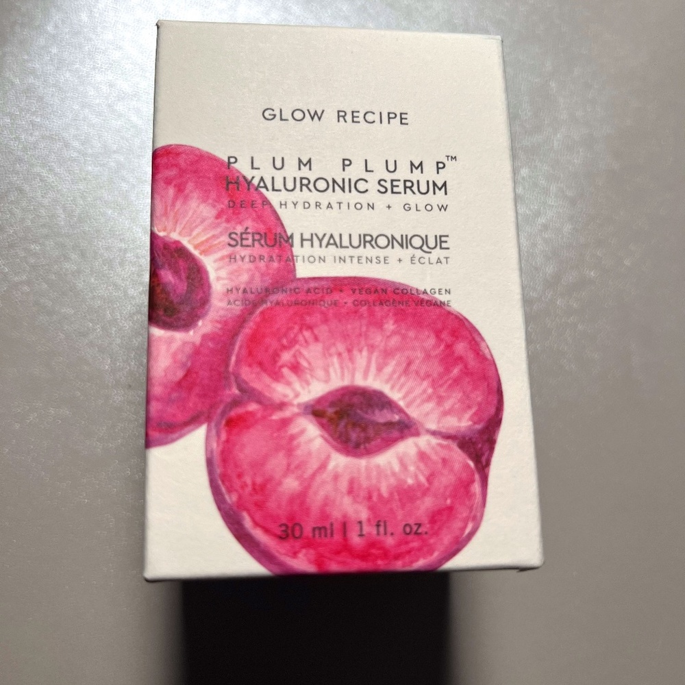 Glow recipe Plum plump Hyaluronic Serum for deep hydration and Glow